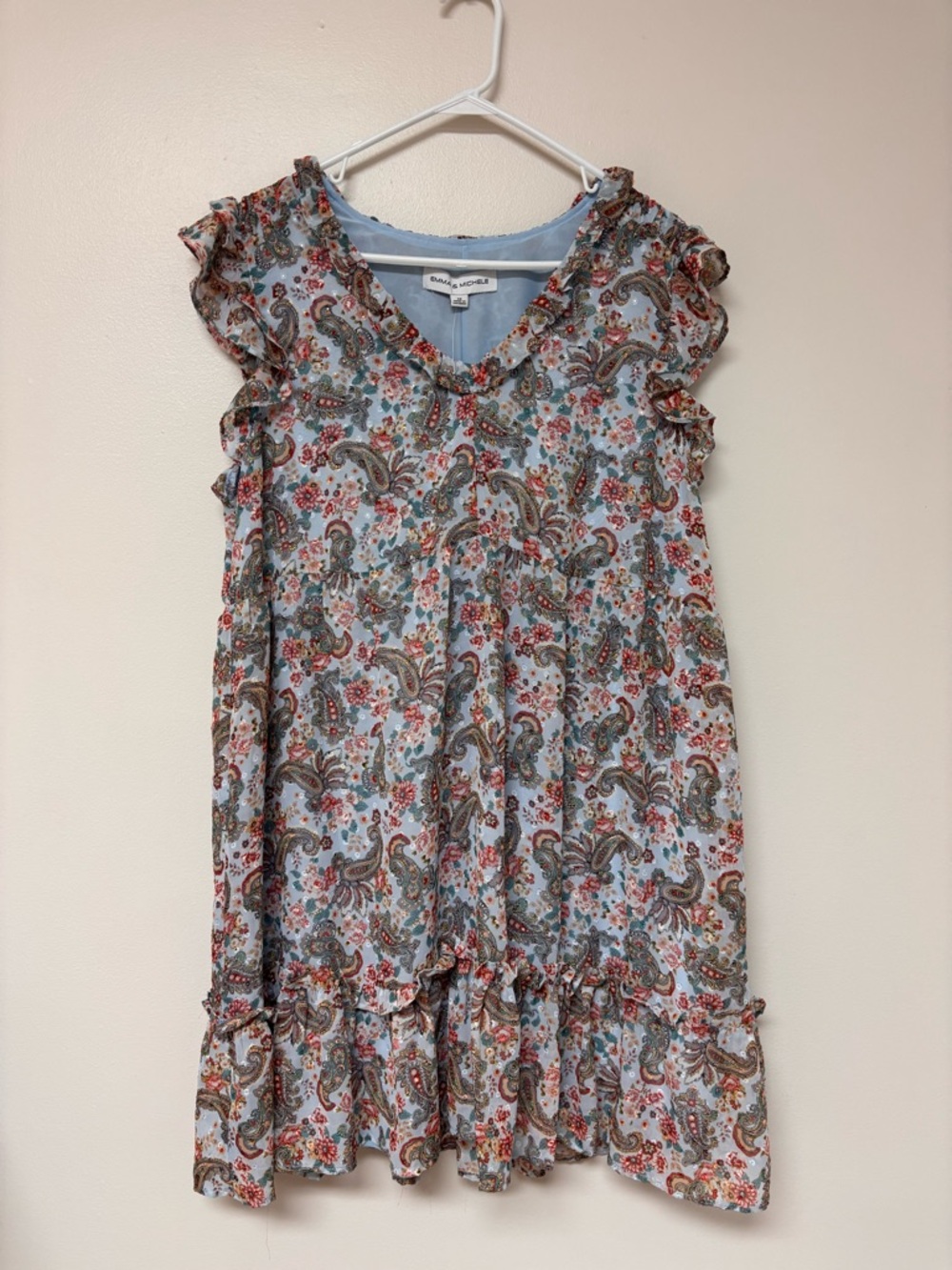 Emma & Michele Dress Boho Cottagecore Floral Paisley 1X